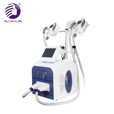 5 em 1 Cryoliposis+Lipo Laser Diode Laser Cavitation Multi Polar RF Slimming Machine Cryo Fat Freeze