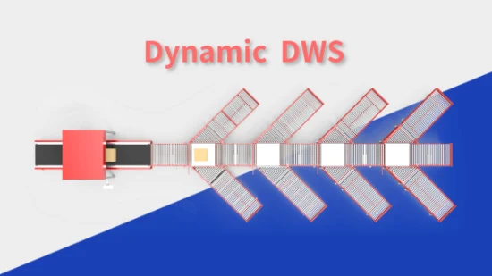 Dws System Solution Dimension Peso Scanning Dws Auto Telescopic Belt Transportador Dws Armazém Sistema de Logística E-Commerce Máquina de Classificação de Encomendas