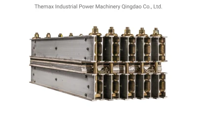 Themax durável máquina de vulcanização combinada de estrutura de duas peças para correia transportadora de tecido
